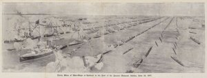 Trinta Quilômetros de Navios de Guerra em Spithead no Ano do Jubileu de Diamante da Rainha, 26 de junho de 1897